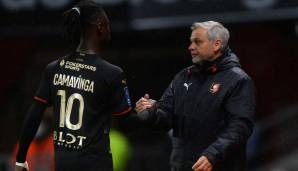EDUARDO CAMAVINGA: Der Youngster ist heiß umworben, insbesondere Manchester United soll ein Auge auf Camavinga (Vertrag bis 2022) geworfen haben. Rennes-Präsident Holveck zeigte sich offen für einen Transfer, sagte aber: "Er wird nicht günstig gehen."