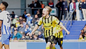 BVB-Sturmjuwel Julian Rijkhoff erzielt gegen Hertha BSC einen lupenreinen Hattrick und trifft danach noch ein viertes Mal.