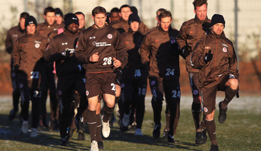 Der FC St. Pauli startete bereits nach den Weihnachtsfeiertagen mit der Rückrunden-Vorbereitung