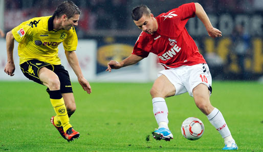 In der Hinrunde besiegte Borussia Dortmund den 1. FC Köln mit 2:1