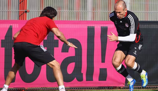 Arjen Robben steht bei den Bayern vor der Rückkehr ins Mannschaftstraining