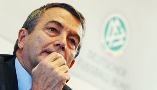 Bezeichnete Gewalt im Fußball als größte Herausforderung des Verbandes: Wolfgang Niersbach