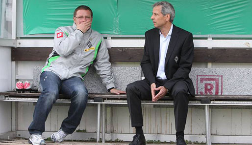 Was nun? Borussia Mönchengladbachs Macher Max Eberl und Lucien Favre