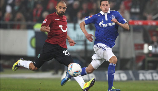 Das Hinspiel in Hannover zwischen 96 und Schalke endete mit einem 2:2