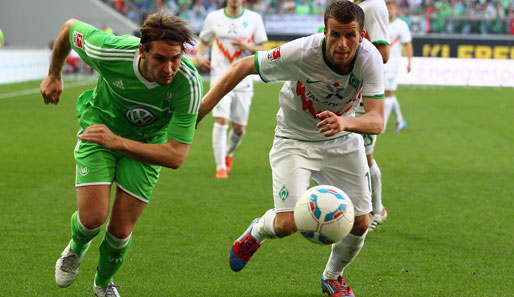 Patrick Helmes (l.) ist einer der Kandidaten für das Amt des Kapitäns beim VfL Wolfsburg