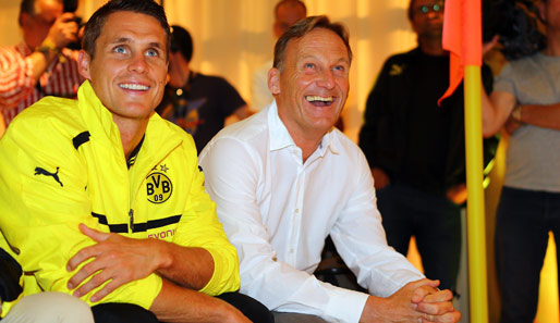 Watzke mit Kapitän Kehl: Gestiegene Personalkosten beim BVB in sehr "gesunder Relation"