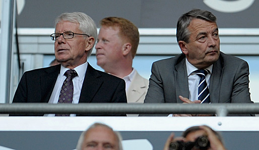 Reinhard Rauball (l.) zusammen mit DFB-Präsident Wolfgang Niersbach