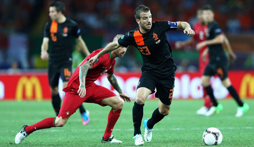 Rafael van der Vaart hat bislang 100 Länderspiele für die Elftal absolviert