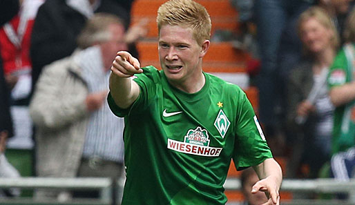 Kevin De Bruyne steht scheinbar vor dem Abschied von der Weser. Dortmund ist interessiert