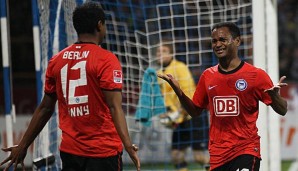 2011 spielten Ronny und Raffael noch zusammen für Hertha BSC