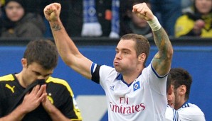 Am vergangenen Spieltag erzielte Lasogga das zwischenzeitliche 2:0 für den HSV