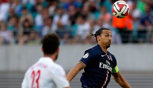 Zlatan Ibrahimovic und Paris Saint-Germain konnten in Leipzig noch nicht überzeugen