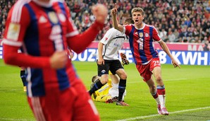 Thomas Müller steuerte beim 4:0-Sieg der Münchner ein Tor und einen Assist bei