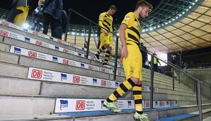 Es geht abwärts: Ciro Immobile und Lukasz Piszczek nach der Niederlage in Berlin