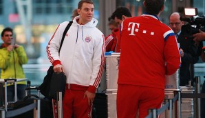 Manuel Neuer auf dem Weg ins Trainingslager - bald ist er aber schon wieder weg
