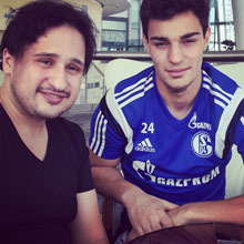 SPOX-Redakteur Fatih Demireli traf Kaan Ayhan in Doha