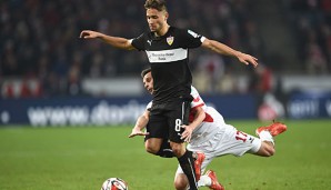 Moritz Leitner absolvierte beim VfB 18 Spiele und traf dabei ein Mal