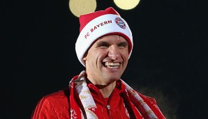 Frohe Botschaft für die Bayernfans:_ Thomas Müller, Jerome Boateng, Xabi Alonso und Javi Martinez verlängern
