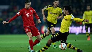 Das Spitzenspiel zwischen Borussia Dortmund und dem FC Bayern endete torlos
