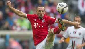 Franck Ribery war der Assistgeber aller drei Bayern-Tore gegen den FCI