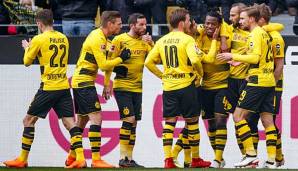Borussia Dortmund steht in der Bundesliga aktuell auf Platz drei.