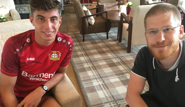 SPOX-Redakteur Jochen Tittmar sprach mit Kai Havertz im Leverkusener Trainingslager in Österreich.