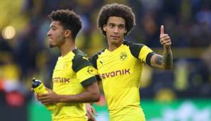 Axel Witsel zusammen mit Jadon Sancho.