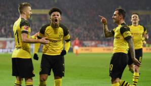 Marco Reus, Jadon Sancho und Paco Alcacer (v.l.): Alle drei wussten gegen Freiburg zu überzeugen.