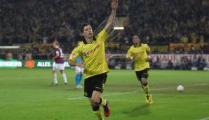 Robert Lewandowski: Beim BVB von 2010 bis 2014, Bundesligaspiele in der Saison 2010/2011: 31