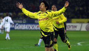 Shinji Kagawa: Beim BVB von 2010 bis 2012 und von 2014 bis 2019, Bundesligaspiele in der Saison 2010/2011: 17