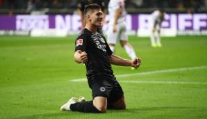 Performance der Hinrunde - LUKA JOVIC: Jovic gelang beim 7:1 über Düsseldorf das Spiel seines Lebens. Er war erst der 14. Spieler der Liga-Geschichte mit fünf Toren in einer Partie.