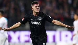 Ist hinter Robert Lewandowski aktuell der beste Torjäger der Bundesliga: Luka Jovic von Eintracht Frankfurt.