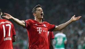 FCB-Star Robert Lewandowski führt die Bundesliga-Torjägerliste mit 21 Saisontoren an.