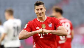 11. Platz: Robert Lewandowski (FC Bayern) - 4 Scorerpunkte. 3 Tore und 1 Vorlage beim 6:0 gegen Borussia Mönchengladbach am 08.05.2020