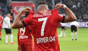 Machte gegen EIntracht Frankfurt eines seiner besten Spiele im Bayer-Trikot: Paulinho.