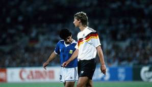 GUIDO BUCHWALD - DIEGO: Bei der WM 1990 sorgte der Verteidiger dafür, dass Diego Maradona keinen Stich machte. In der Folge übernahm Buchwald kurzerhand dessen Vornamen.