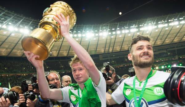 Gewannen zusammen den DFB-Pokal: Daniel Caligiuri und Kevin De Bruyne.