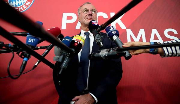 Steht nach der Organisation eines Treffens von 14 Bundesligisten und dem HSV in Frankfurt in der Kritik: Bayern-Boss Rummenigge.
