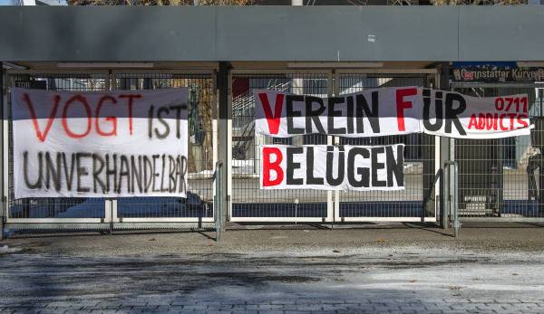 Die VfB-Fans haben in letzter Zeit deutlich gesagt, was sie über die Situation denken.