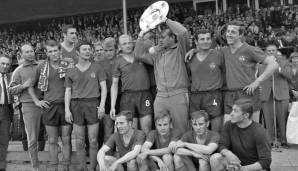 Saison: 1967/68 | 1. FC NÜRNBERG | 15 Spieler | Eine Saison zuvor waren bereits die Clubberer mit nur 15 Spielern erfolgreich gewesen. Es war das letzte Mal, dass Nürnberg überhaupt die Meisterschaft holte.