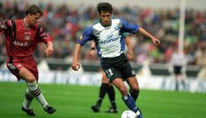 Saison: 1996/97 | HAMBURGER SV | 32 Spieler | Nun ein Sprung zu denen, die in Sachen Kadergröße klotzten. Der HSV setzte damals einen Rekord, unter anderem spielte dort ein gewisser Hasan Salihamidzic.