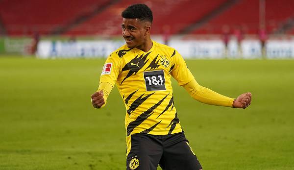 Teenager Ansgar Knauff hält die vagen Hoffnungen von Borussia Dortmund auf die Champions League am Leben.