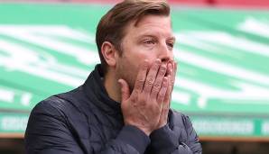 Unter Druck: Florian Kohfeldt droht der Abstieg mit Werder Bremen.