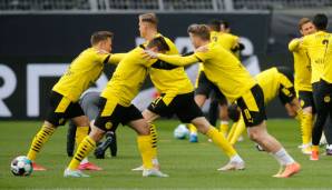 BORUSSIA DORTMUND: Der BVB wird im Teamhotel L'Arrivee (4 Sterne) im Dortmunder Süden bleiben. Für das Pokalfinale am Donnerstag gegen RB Leipzig fliegt die Mannschaft nach Berlin.