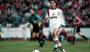 PLATZ 23 | Frank Gerster | 18 Tore | 114 Spiele | 1994 kam er aus der FCA-Jugend und wechselte nach seiner Bayern-Zeit zu Eintracht Frankfurt. Seine Karriere beendete er 2009 in Chemnitz, heute ist er Berater.