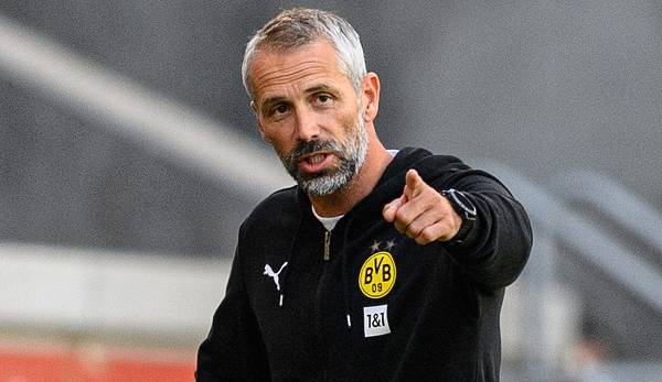 Trainer Marco Rose liegt mit dem BVB auf Platz drei in der Bundesliga.