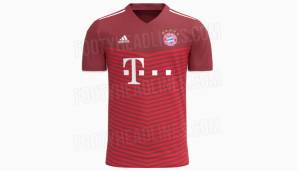 Weinrot dominiert, auch Hosen und Stutzen sind in dieser Farbe gehalten. Und: Ab der neuen Saison spielen die Bayern mit dem fünften Stern.