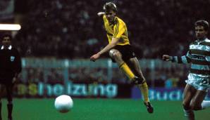 1987/88: THOMAS HELMER (von 1986 - 1992 beim BVB). Ehe er Star und Kapitän des FC Bayern wurde, hatte Helmer seine Anfänge in Dortmund und gewann dort auch 1989 den DFB-Pokal.