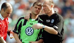 1998 - in Wolfsburg blieb der Stürmer nur ein Jahr.