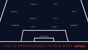 Und so sieht sie aus: Die SPOX-Top-11 der Portugiesen der Bundesliga.